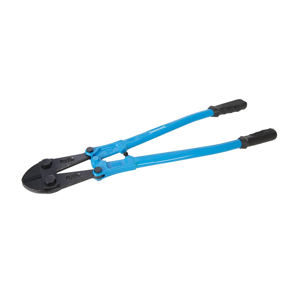 Silverline Bolt Cutters with 8mm Jaw, Hardened Steel, 600mm