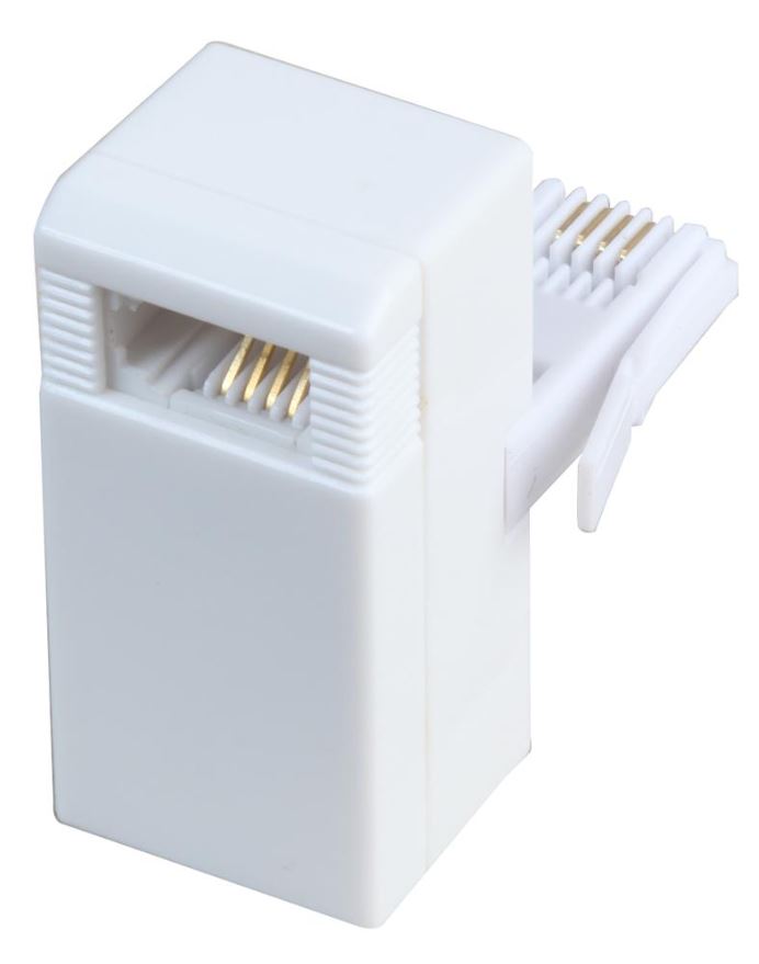 PRO SIGNAL Adattatore da Spina BT a RJ11 con Presa BT