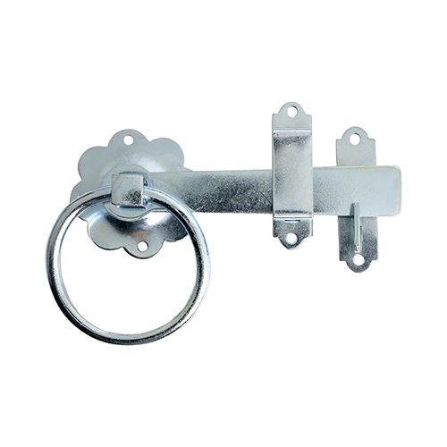Timco Cerradura de Compuerta con Anilla, Zinc, Longitud 150mm