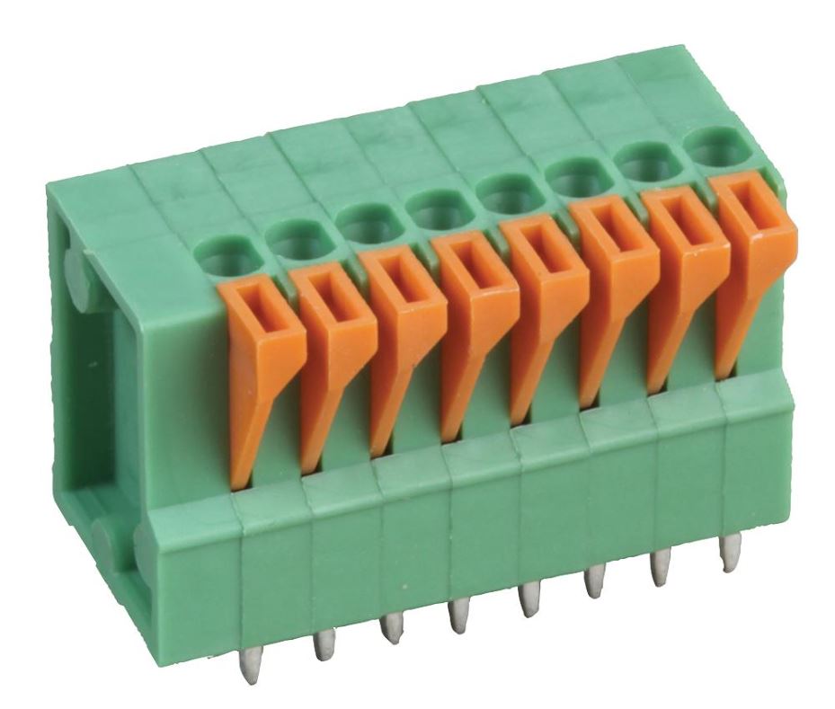 MULTICOMP PRO MX Morsettiera a innesto rapido 8 vie, passo 2.54mm