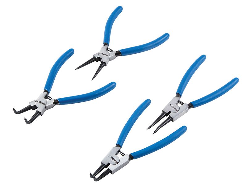 BlueSpot 4-Piece Circlip Pliers Set