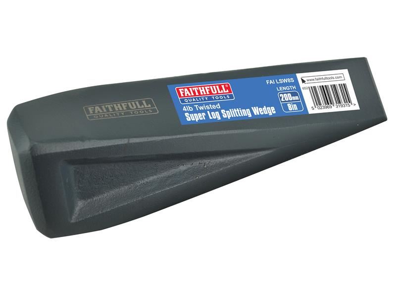 Faithfull Super Log Splitting Wedge, Forged Steel, 200mm