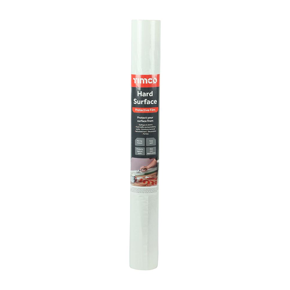 Timco Protective Film for Hard Surfaces, 25m x 0.6m