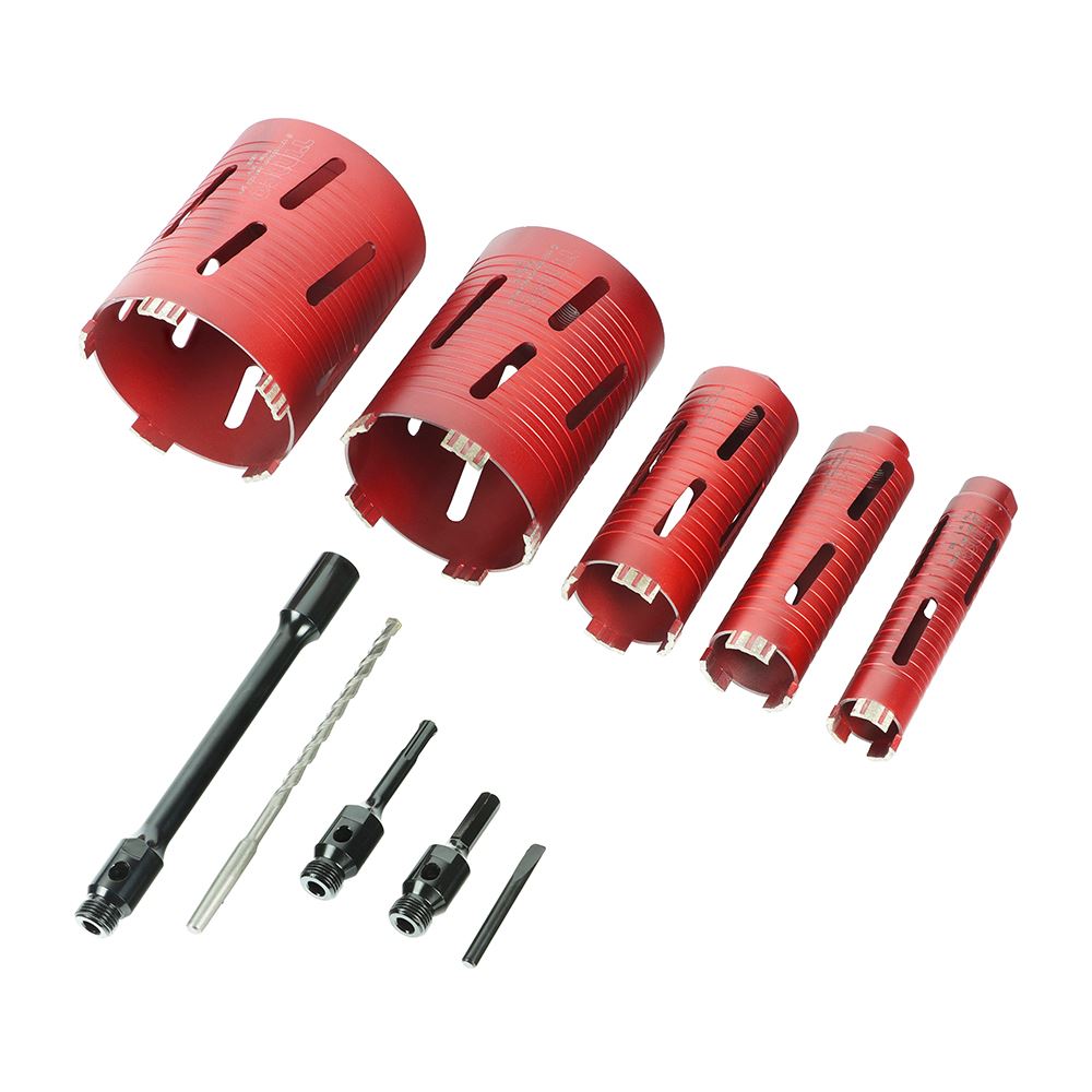 Timco Premium 5-Piece Diamond Core Drill Kit for Masonry