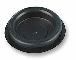 PRO POWER PVC Blanking Grommet - Black, 15.9mm, 100 Pack