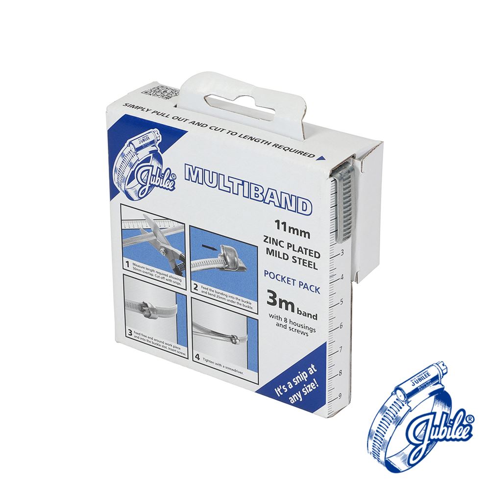 Timco - Pakej Poket Multiband Skru Perumahan Keluli Lembut - MB1707 (Saiz 11mmx