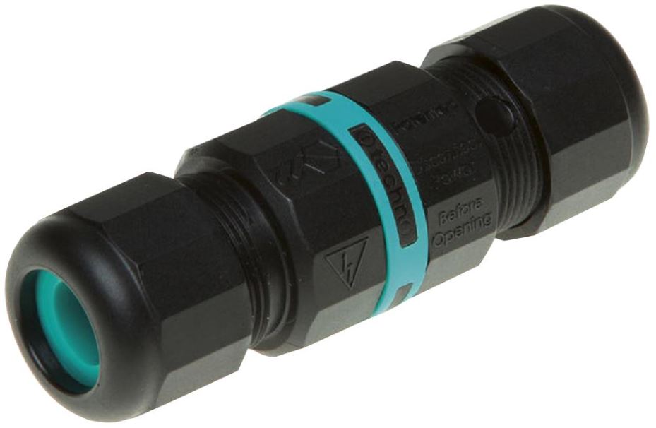 HYLEC TeeTube Inline-Kabelverbinder, 3-polig, 2 Eingänge, IP68