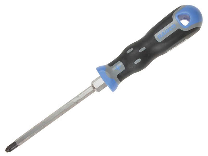 Bahco Tekno+ Pozidriv Screwdriver PZ2 x 125mm Hex Shank