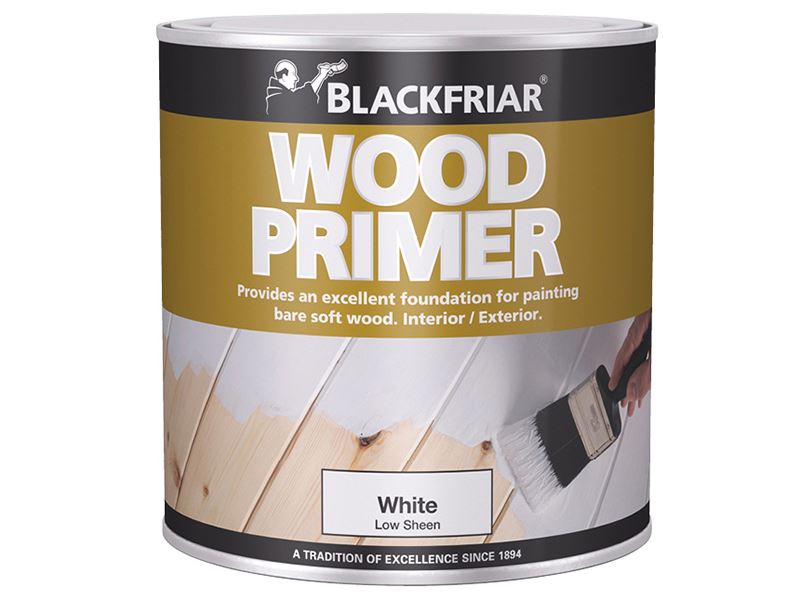 Blackfriar Wood Primer, White, 500ml