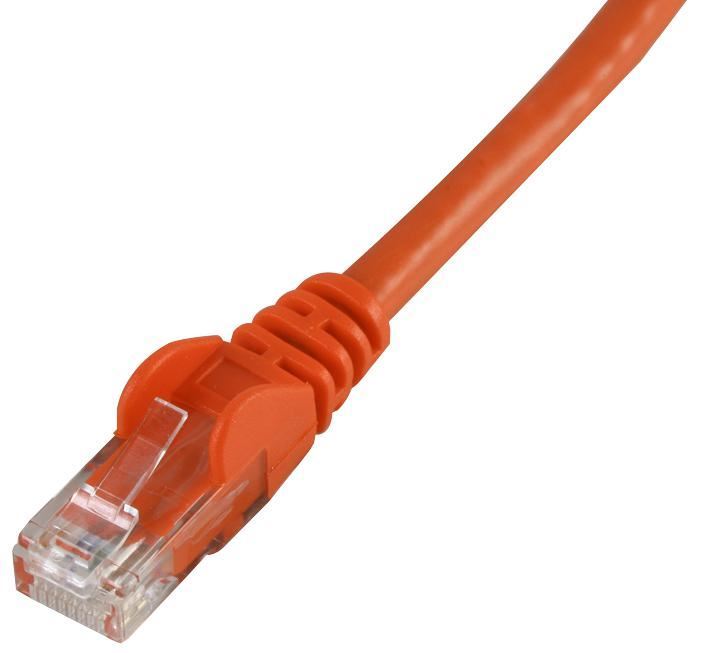 Pro Signal Cavo Ethernet Cat6 UTP Arancione da 3m con Protezione Snagless