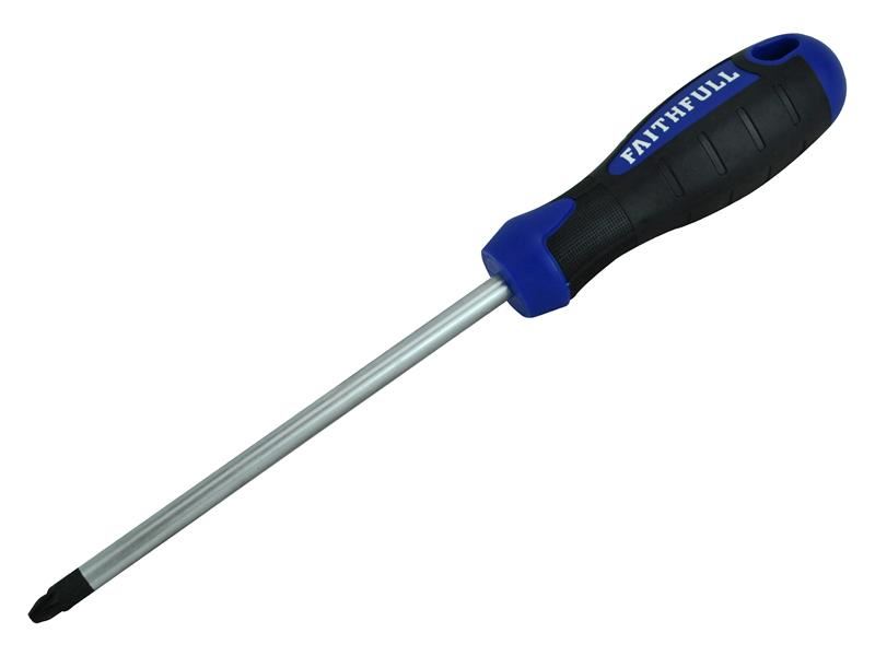Faithfull Destornillador de Empuñadura Suave PZ3 x 150mm