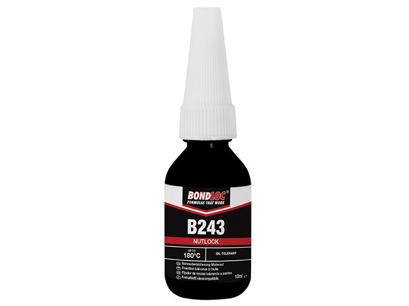 Bondloc B243 Nutlock Medium Strength Threadlocker, 10ml