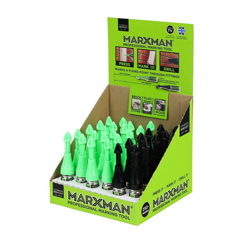 Timco Marxman Hole Marker Pen, Green, 13ml, Pack of 30