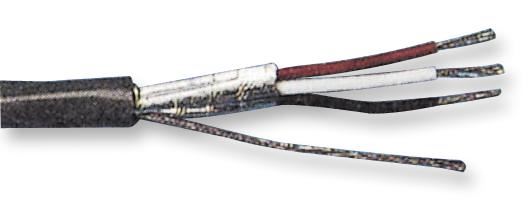BELDEN 3-Conductor Computer Cable, 24 AWG, Tinned Copper, 152.4m