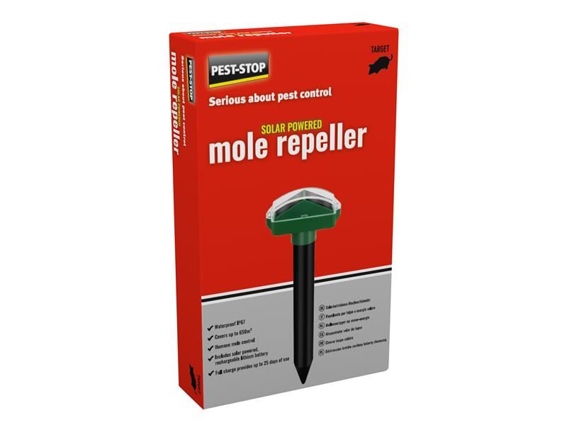Pest-Stop 태양광 두더지 퇴치기 - 650m² 커버리지