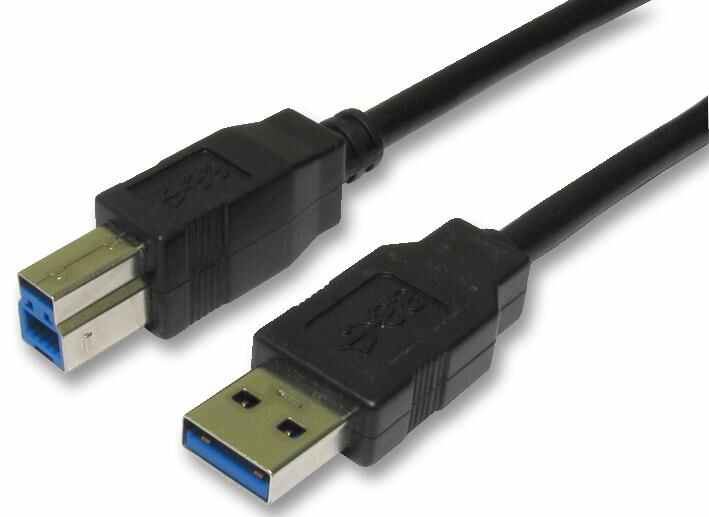 Pro Signal USB 3.0 A to B Cable, 1m Black