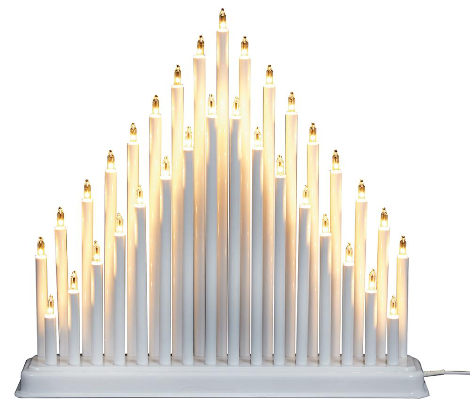 Raraion 36cm Candlebridge with 36 Warm White Bulbs