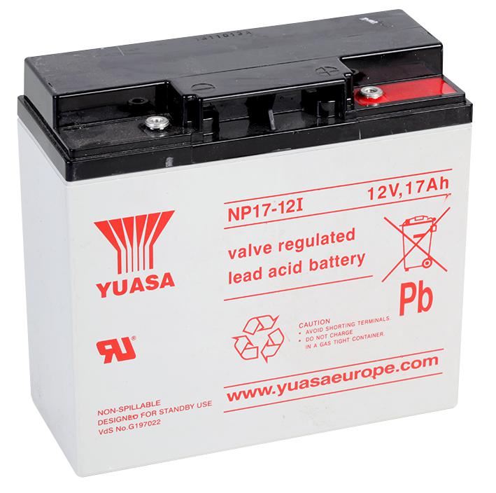 YUASA Batteria al Piombo Sigillata NP Series 12V 17Ah Senza Manutenzione