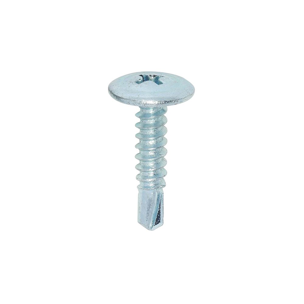Timco 금속 건축용 셀프 드릴링 나사, 아연 도금, 4.2 x 19mm, 1000개입