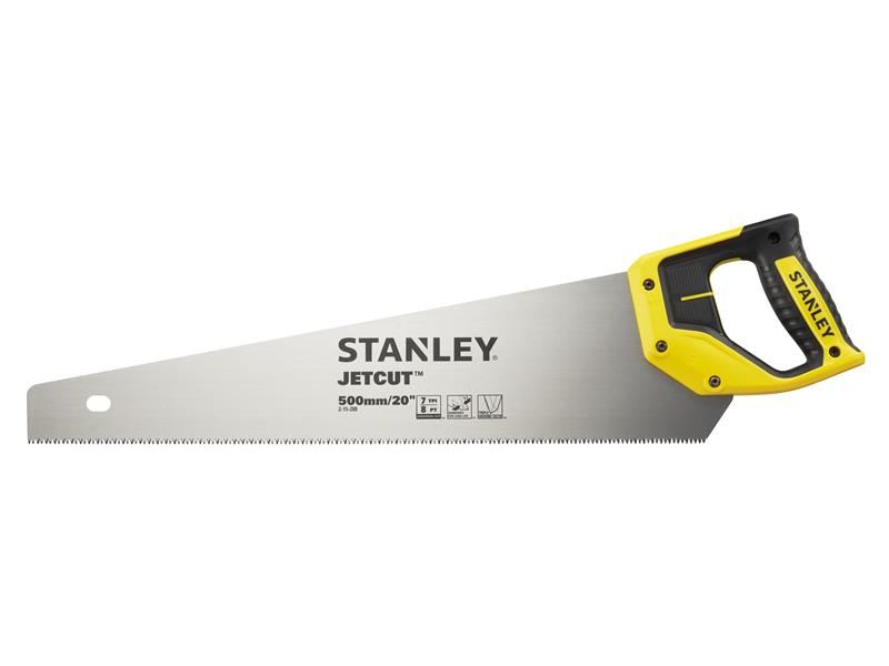 STANLEY® Scie égoïne Jet Cut 500mm (20 pouces), 8 TPI