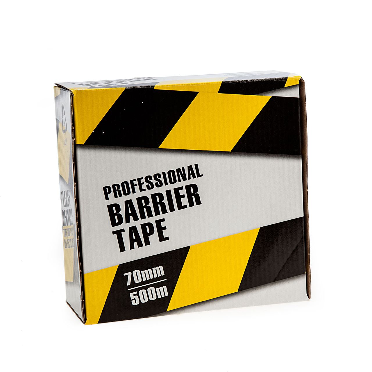 Ruban barrière non adhésif noir et jaune Ultratape, 70mm x 500m