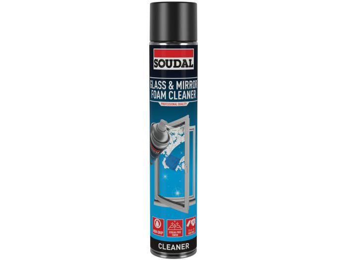 Soudal Professional - Nettoyant Mousse pour Verre & Miroirs, 750ml