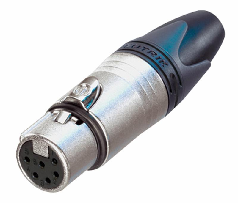 NEUTRIK - Sócmhainn Ban XLR 6-Póil NC6FXX