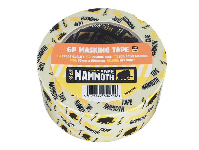 Everbuild Sika Mammoth Masking Tape 50mm x 50m