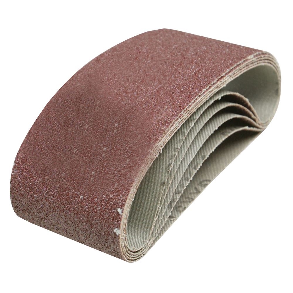 Silverline Sanding Belts 75x457mm 40 Grit (5 Pack)
