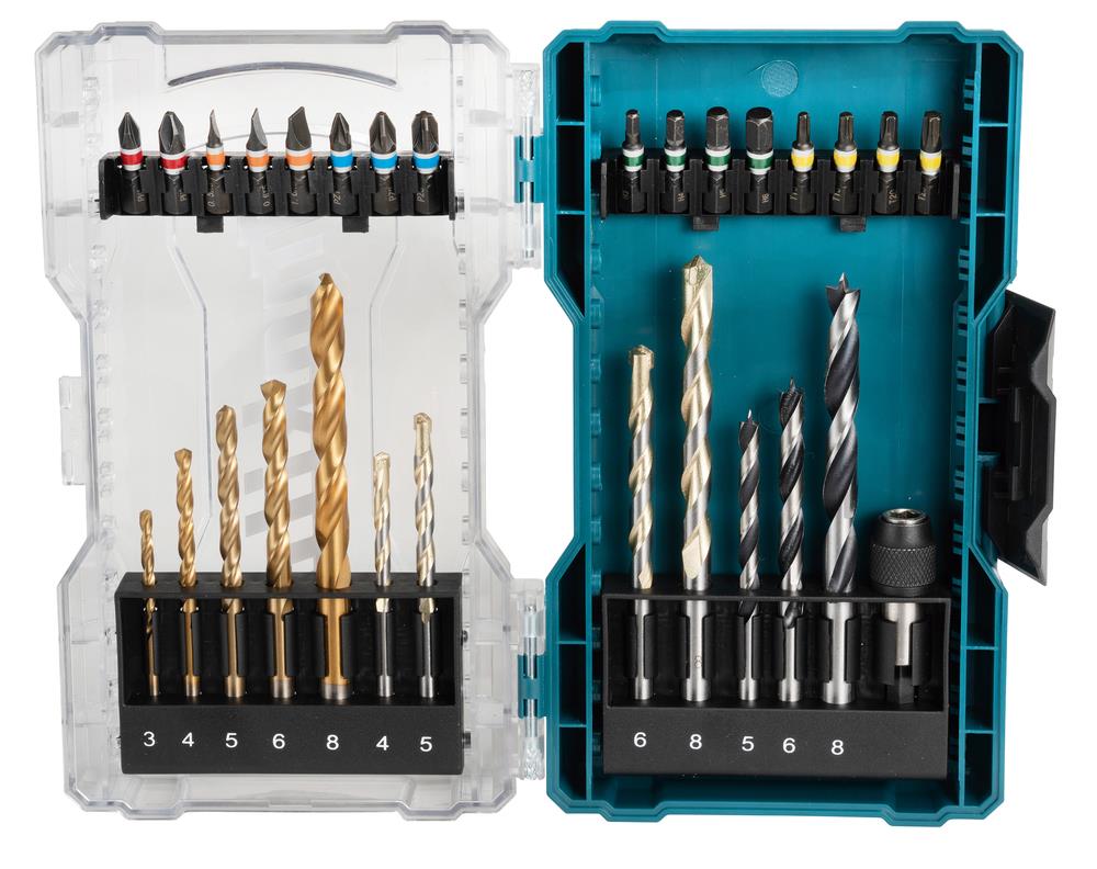 Makita Tacar Pionnaí Druilíreacha & Scriúire 29-Píosa
