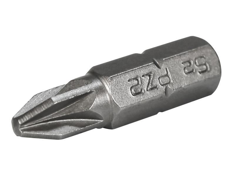 Faithfull Cacciavite Bits Pozidriv PZ2 Acciaio S2 25mm (Confezione da 3)