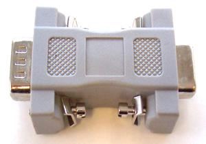 PRO SIGNAL Adaptador VGA de 9 pines Hembra a 15 pines Macho HD