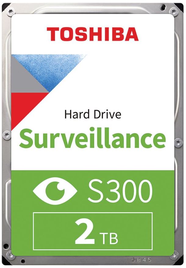 Toshiba S300 Surveillance - 3,5palcový pevný disk 2TB, 5400 ot./min
