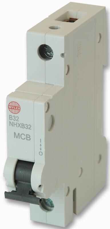 Wylex 32A Single Pole Type B MCB, 6kA