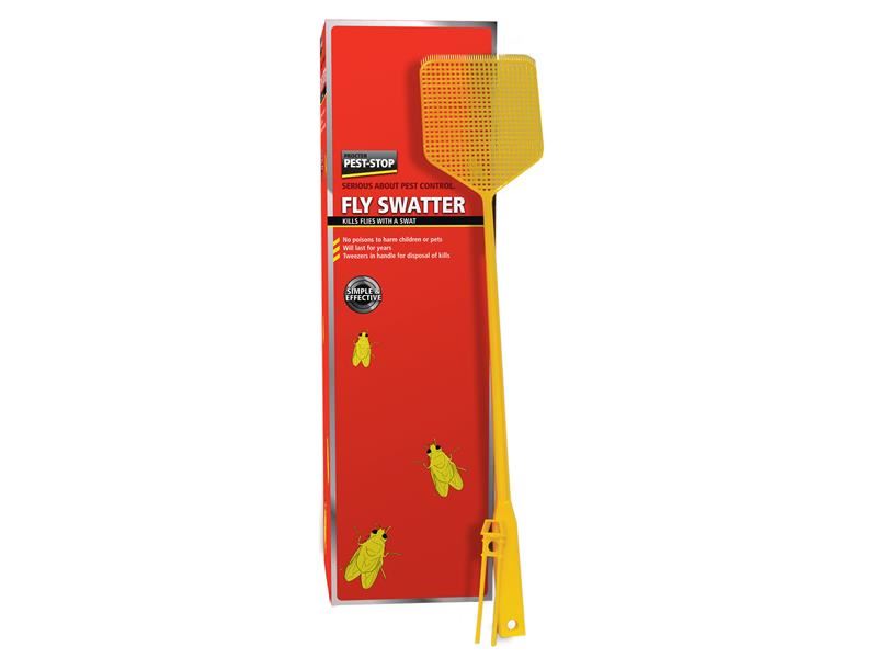 Pest-Stop Vliegenmepper met Extra Lang Handvat