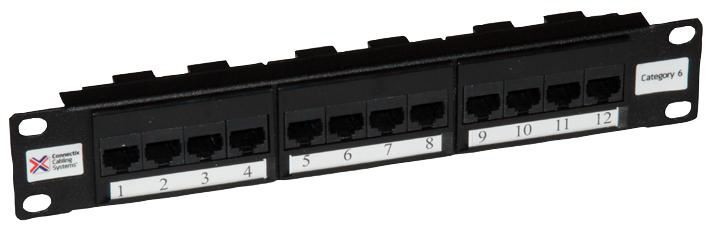 Panel de Anfitrión CONNECTIX 10” Cat6 Elite, 8x Cat6, 4x Teléfono
