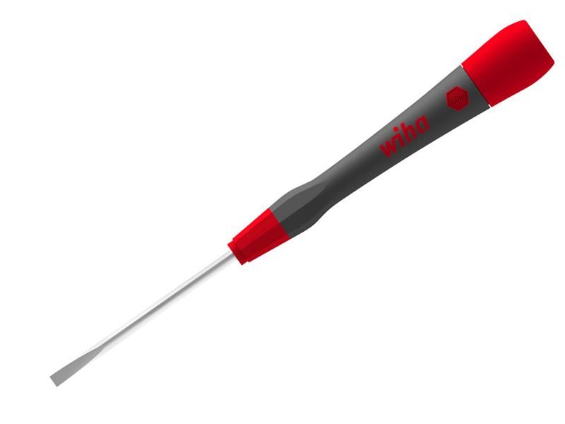 Wiha PicoFinish Slotted Fine Screwdriver 2.5x50mm, Chrome Vanadium Steel