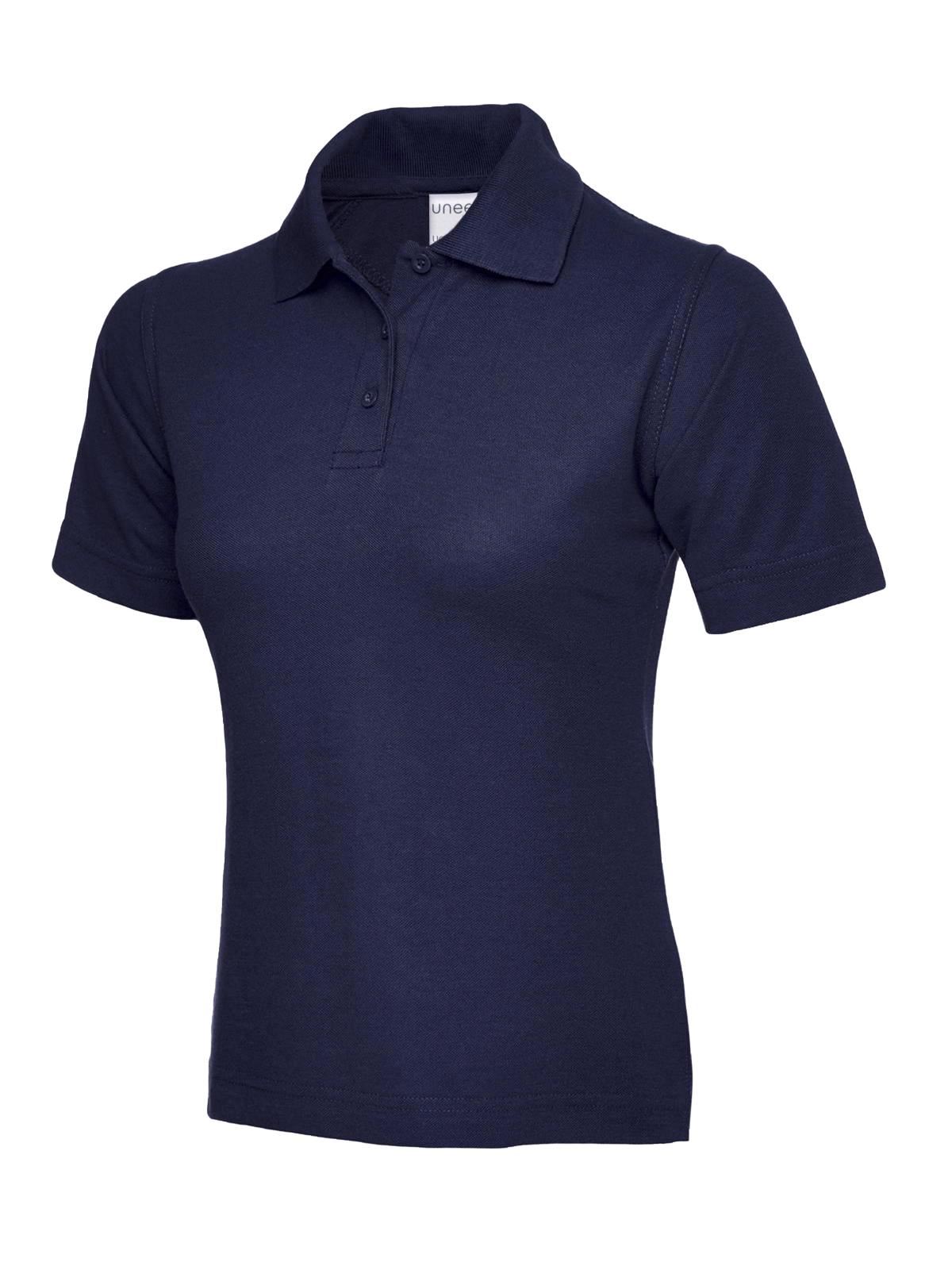 Uneek Unisex Ultra Cotton Polo Shirt - French Navy - Size S