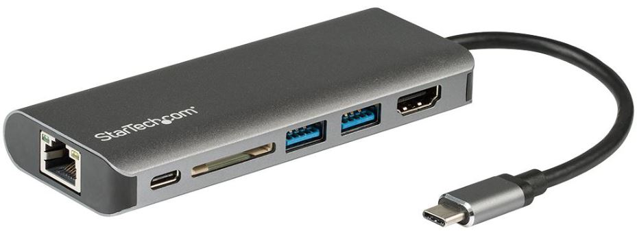 STARTECH USB-C Multiport Adapter mit 4K HDMI und USB 3.0 Power Delivery, Space 