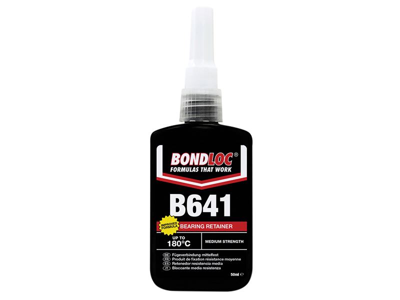 Bondloc B641 Bearing Fit Retaining Compound, Yellow, 50ml