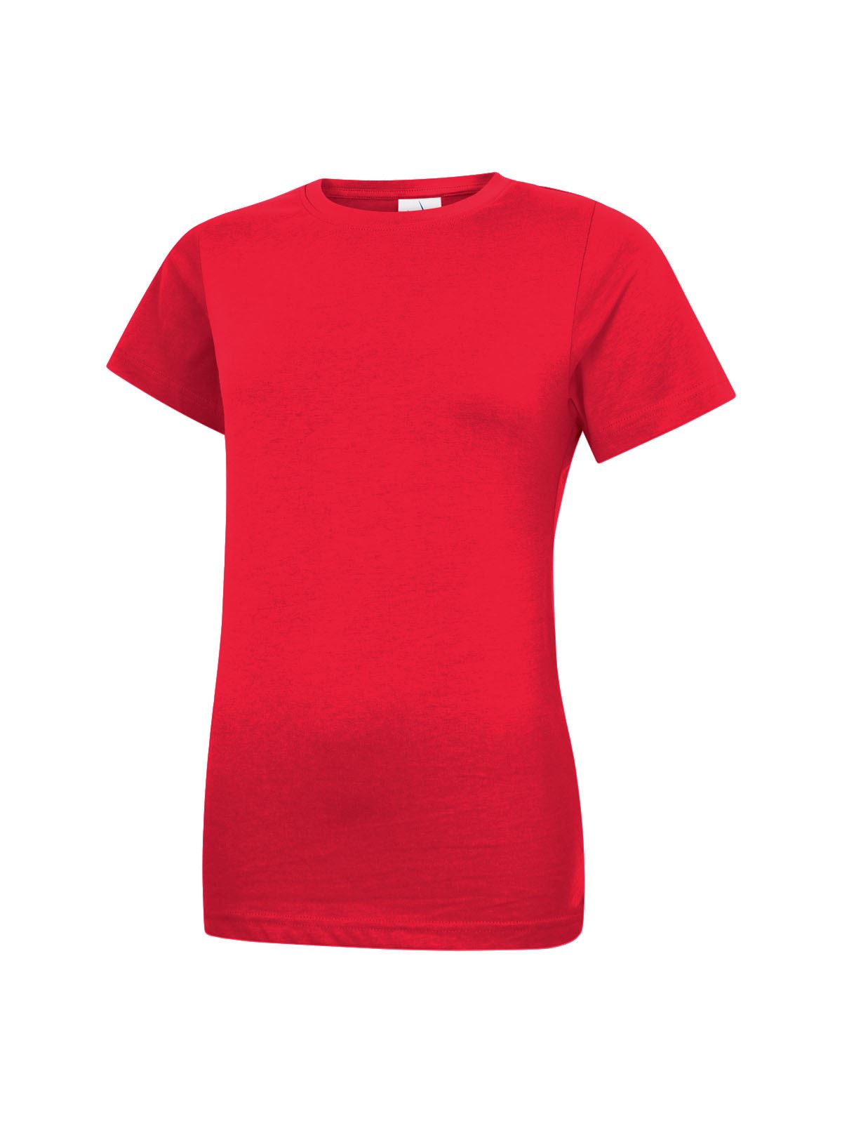 Uneek Unisex Classic Crew Neck T-Shirt - Reactive Dyed Red - Size 2XL