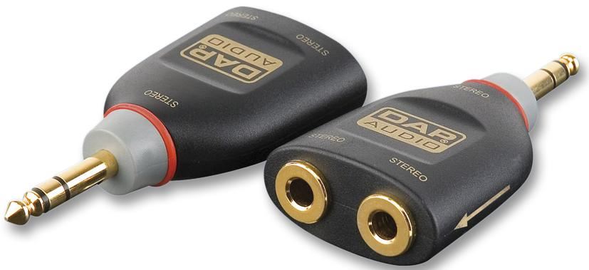 XCALIBER - 2x Adaptor Stereo Jack 6.35mm (1/4”) Perempuan ke Lelaki