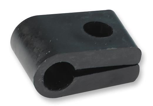 PRO POWER 12.7mm Black LDPE Cable Cleats, Pack of 100