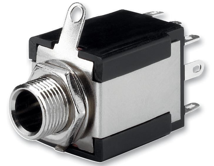 HiLo Presa Jack Mono 6.35mm, Nichelata
