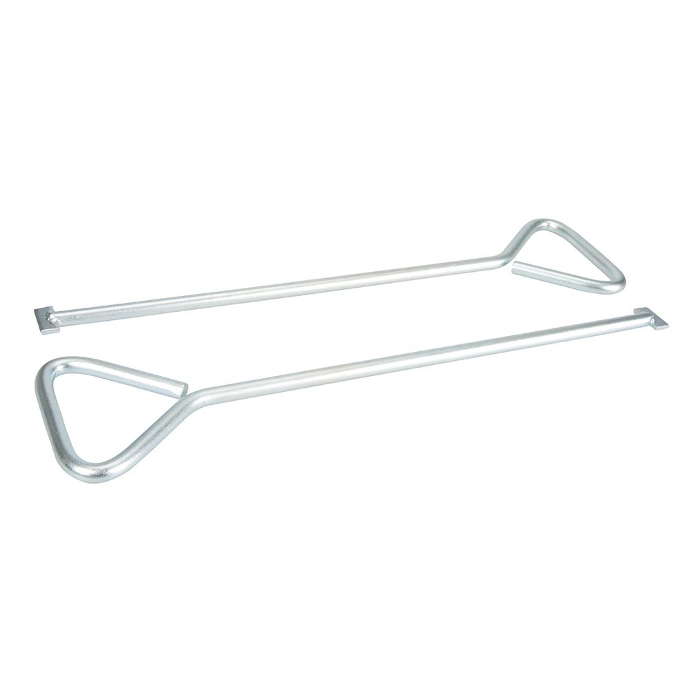 Silverline Manhole Cover Keys, T-End, 520mm (2-Pack)