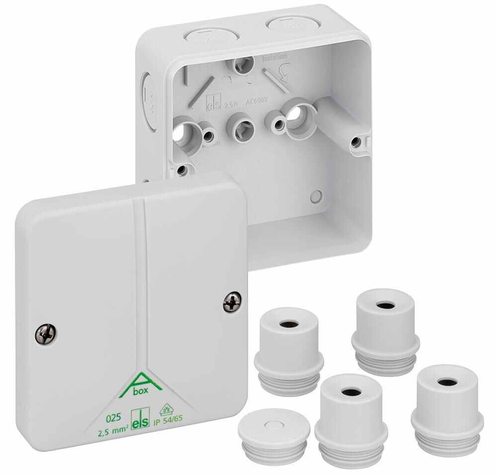Spelsberg Caixa de Junção IP65 ABox em Poliestireno, 82x82x51mm