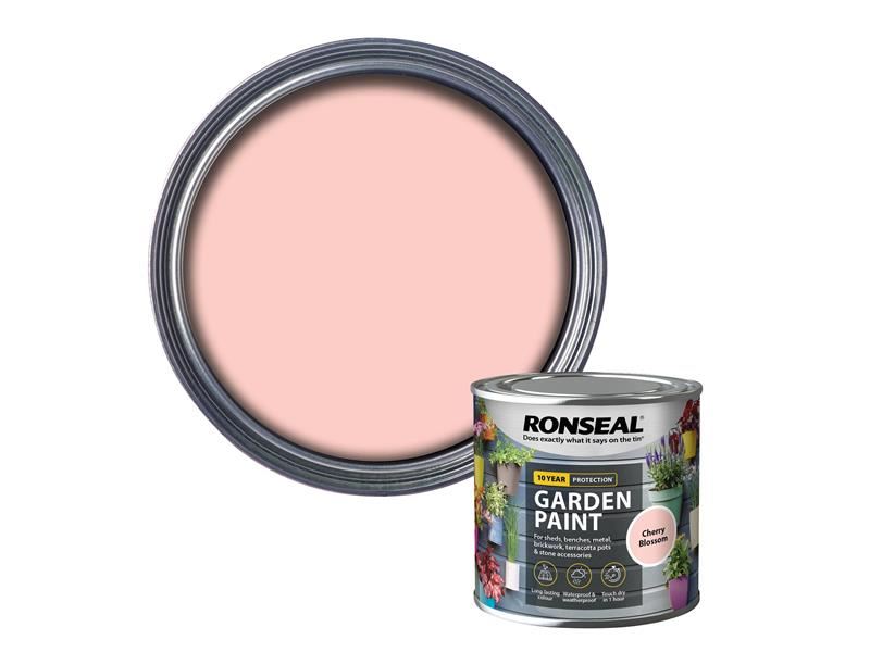 Ronseal Garden Paint - Cherry Blossom, 250ml