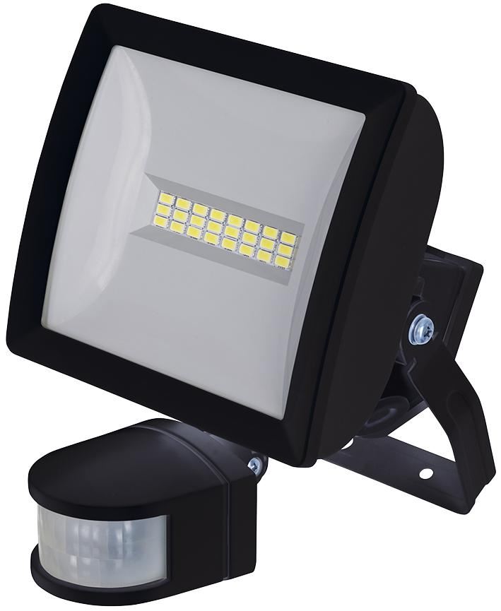 TIMEGUARD - Lampu Suluh LED 10W Julat Luas dengan PIR, Hitam