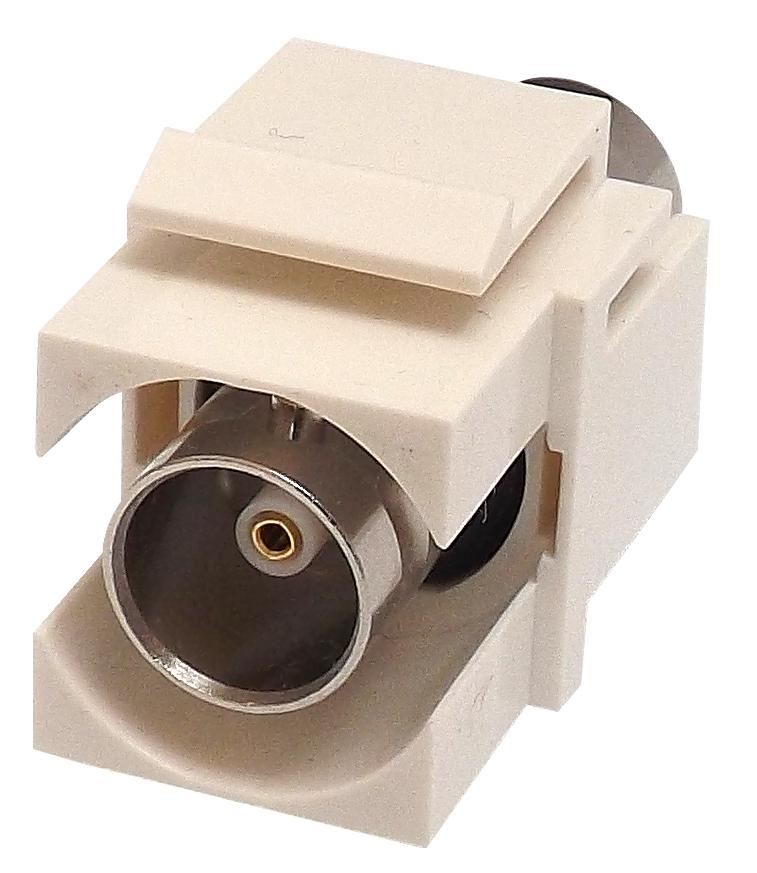 TUK Conector Keystone BNC 75ohm Ultra HD, Blanco, 12GHz