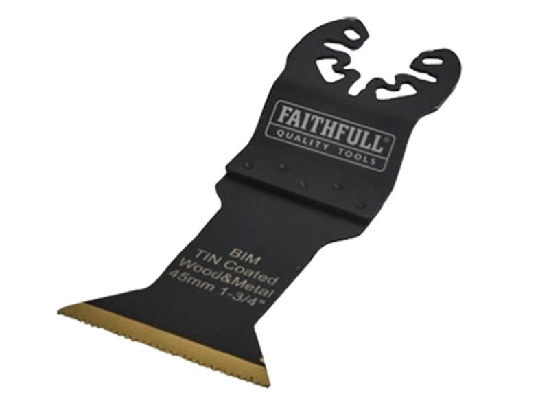 Faithfull Bi-Metal Flush Cut TiN Coated Blade, 45mm